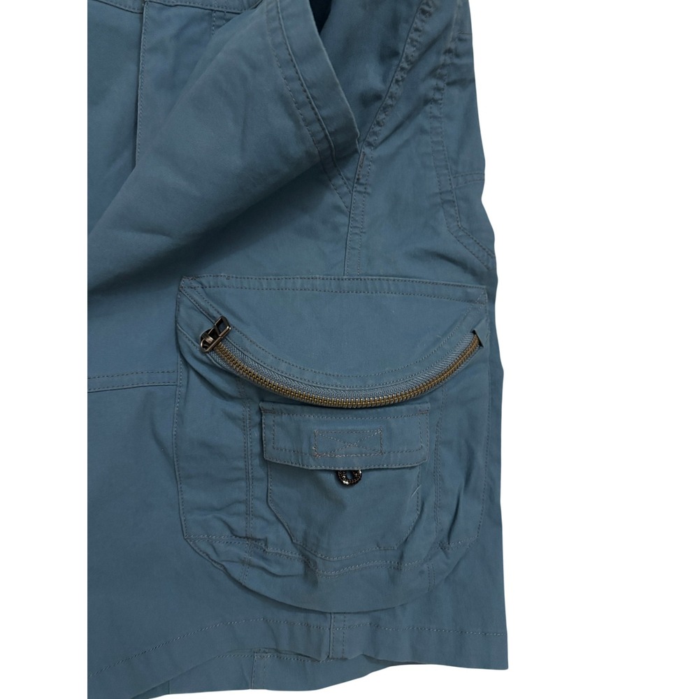 KÜHL Renegade Cargo Hiking Shorts Mens 33 Blue Outdoor Trail Utility Patina Dye - Picture 4 of 12